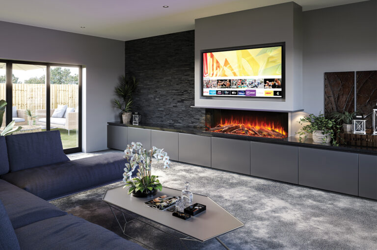 Need a Sound Bar for Media Wall with Electric Fireplace