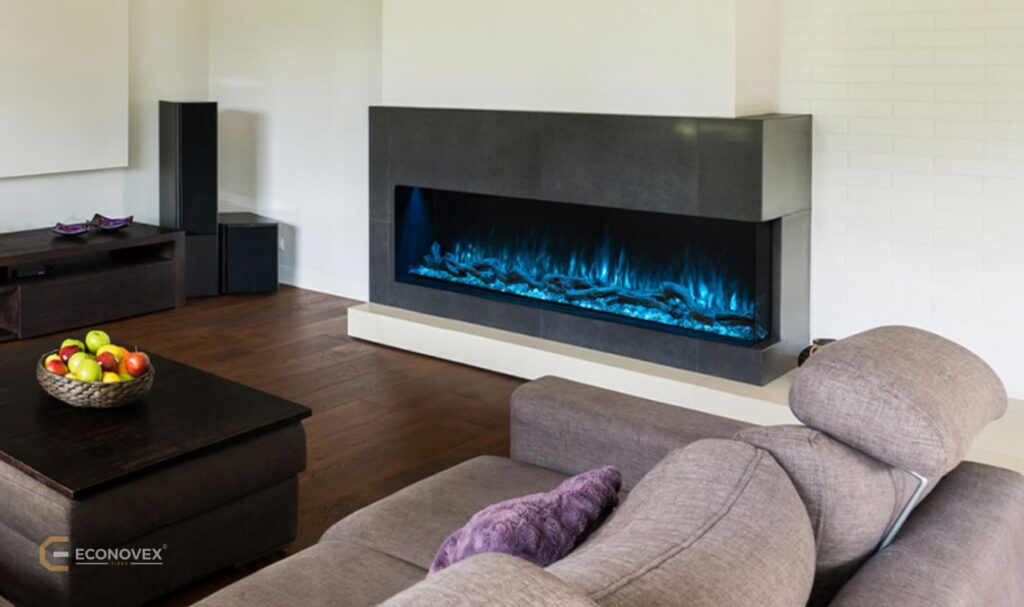 electric stove media wall fireplace, econovex electric fireplace produce heat